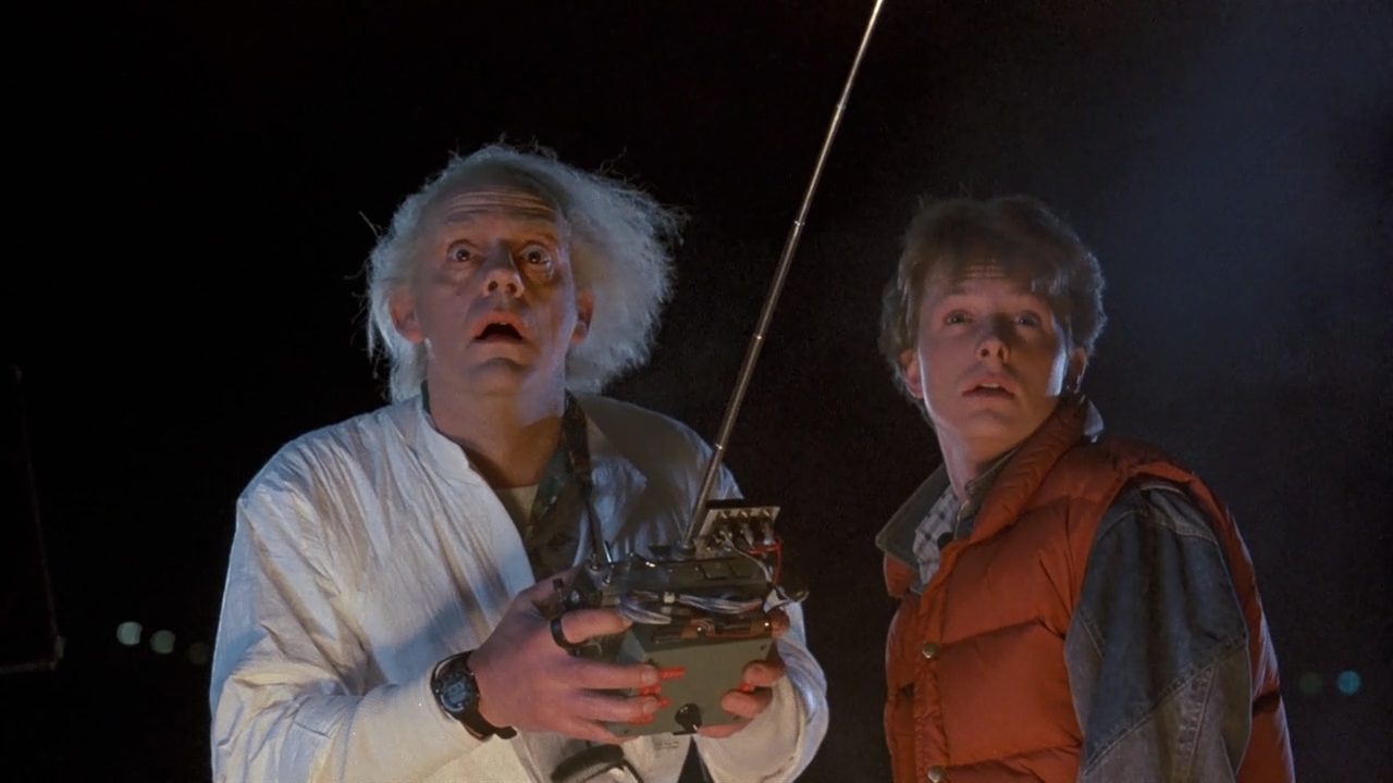 Doc Brown and Marty McFly Back to the Future