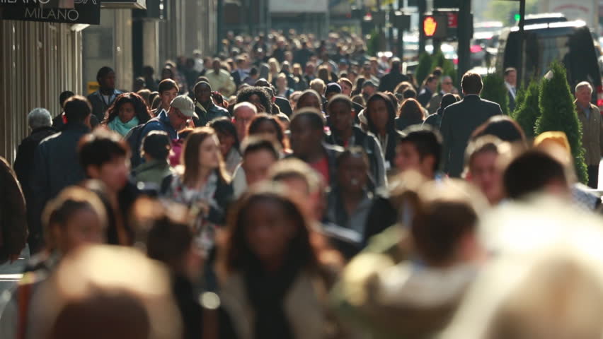 busy street in New York City - Shutterstock