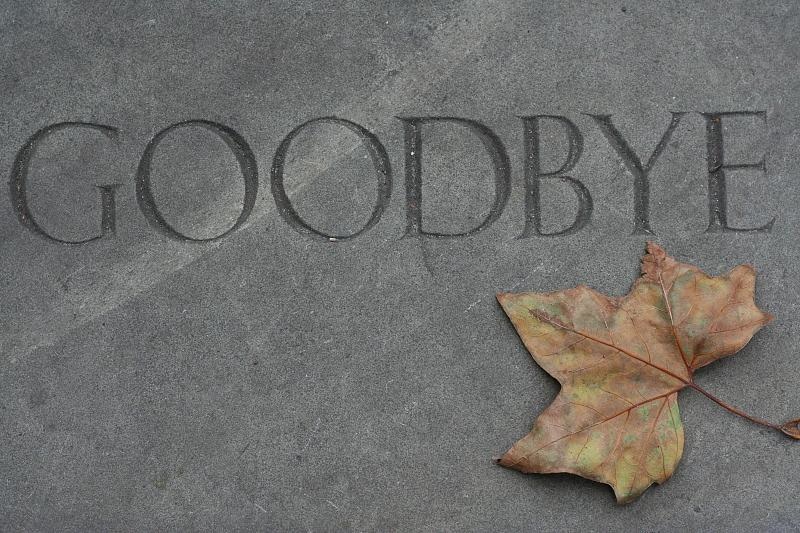 goodbye gravestone
