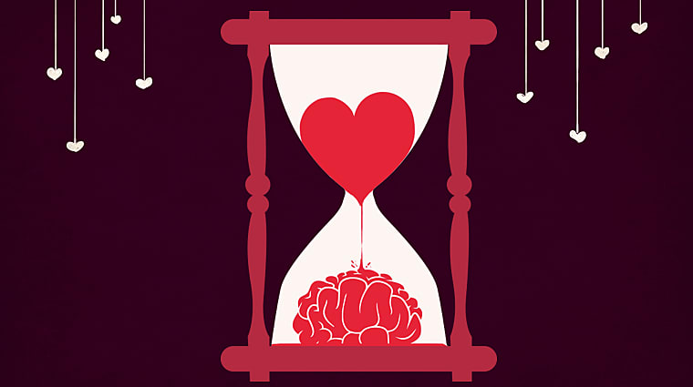 time heart brain love