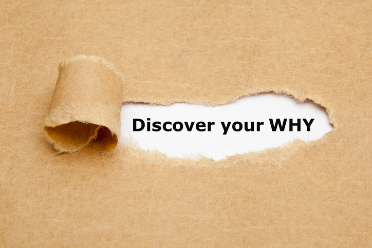 Discover Your Why Torn Paper Concept